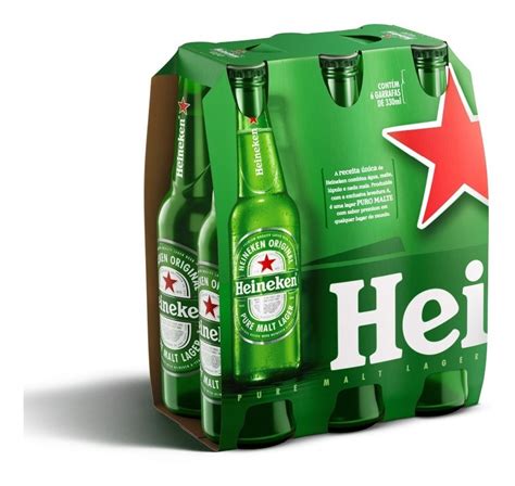 Caixa De Cerveja 24 Unidades - Caixa De Cerveja Heineken Com 24 Garrafas De 600ml | Mercado Livre
