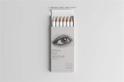 Premium Psd Pencil Box Mockup