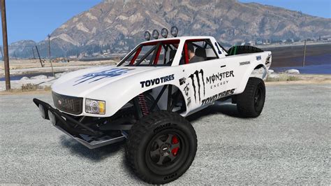 Trophy Truck Monster Energy Black Livery Any Color Gta5