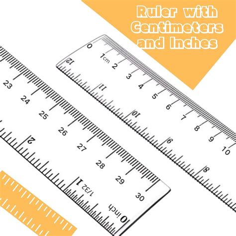 Ruler Inches Measurements 