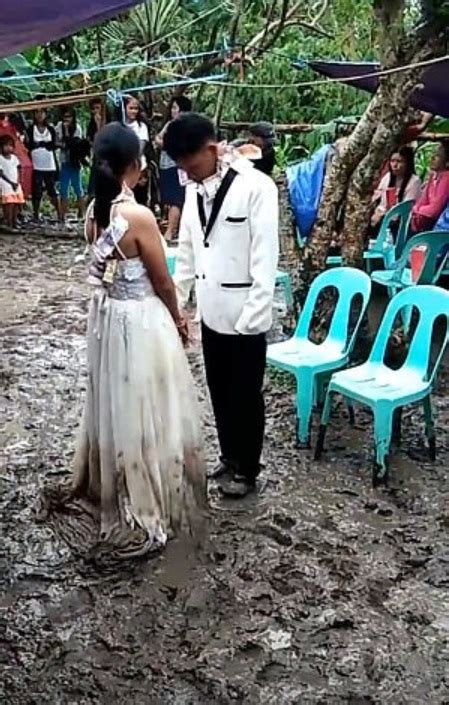Bagong Kasal Sinuong Ang Putik Mairaos Lamang Ang Kanilang Kasal
