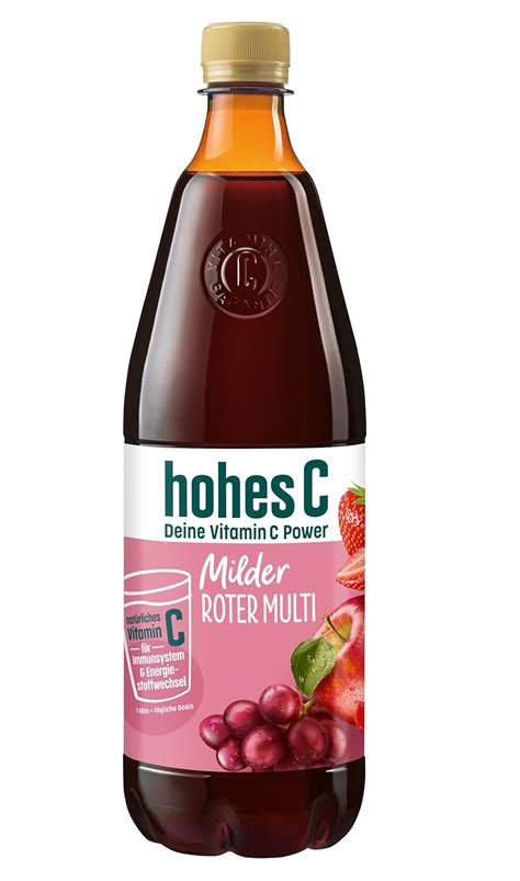 Hohes C Milder Roter Multivitamin X L Saft Apfel Traube