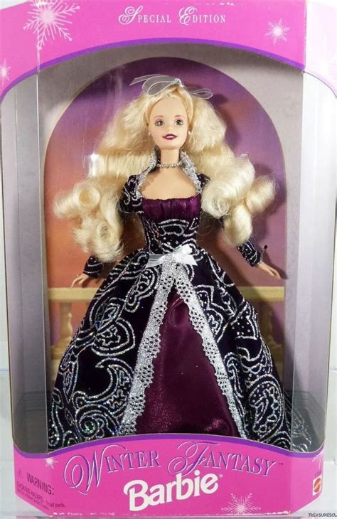 Winter Fantasy Barbie Blonde 1996 Barbie Dolls Barbie Collector Dolls Barbie