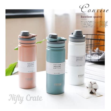 Water Thumbler Original Tyeso Ava Vacuum Insulated Tumbler Hot And Cold Drinkware Water Bottle