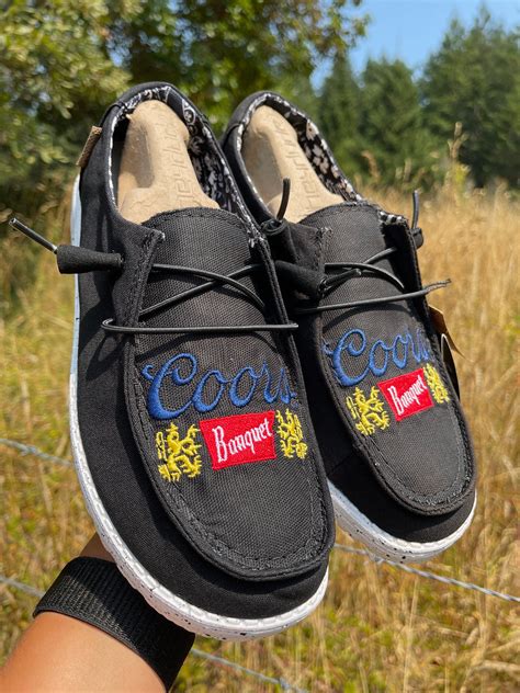 Coors Banquet Hey Dudes Custom Hey Dudes Women's Shoes - Etsy