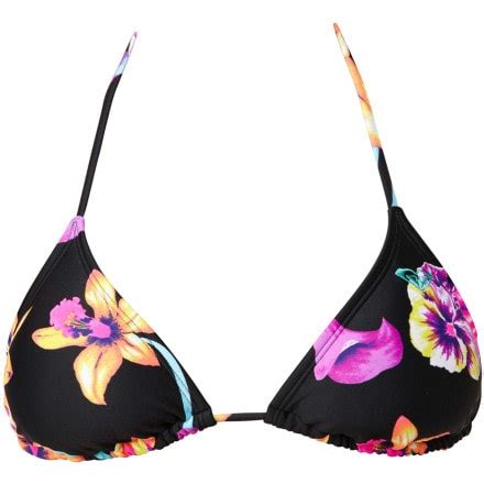 Roxy Spring Fling Tiki Triangle Bikini Top Women S Clothing