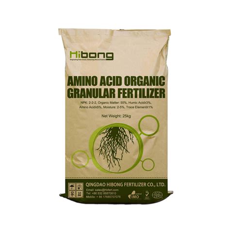 Japanese Amino Acid Organic Compound Fertilizer Raw Material China