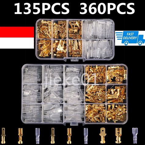 Jual Pcs Terminal Sekun Soket Skun Kabel Gepeng Karet Skun