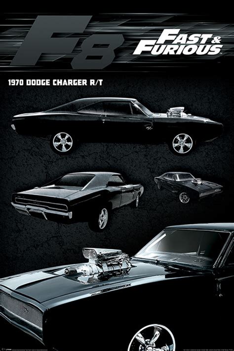 Poster Fast Furious Dodge Charger Wall Art Ts