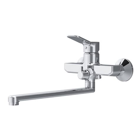 Смеситель для ванны и душа AM.PM X-Joy F85A90000 длинный излив, хром ...