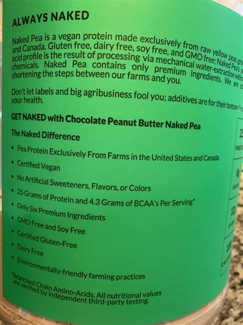 A Bodybuilders Review Of Naked Nutrition Pea Protein Powder