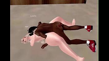 IMVU BLACKED Une blonde riche baisée par une BBC sur un yacht XVIDEOS