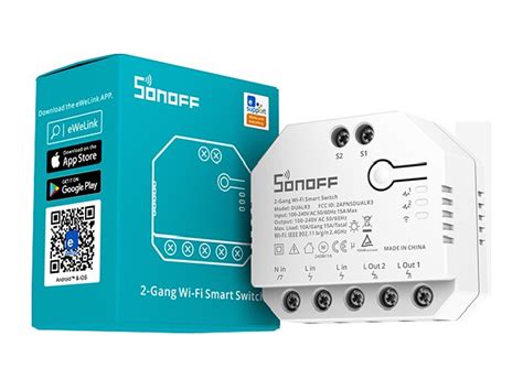 Sonoff Dual R3 POW wifi spínač s měřením spotřeby energie - Smart-switch.cz