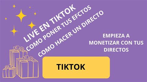 Como Hacer Un Directo O Live En Tiktok Youtube