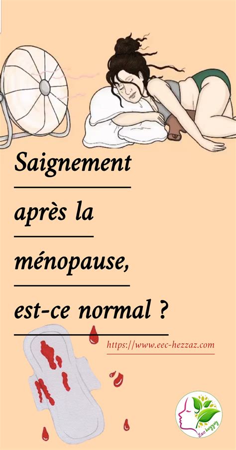 Saignement Après La Ménopause Est Ce Normal
