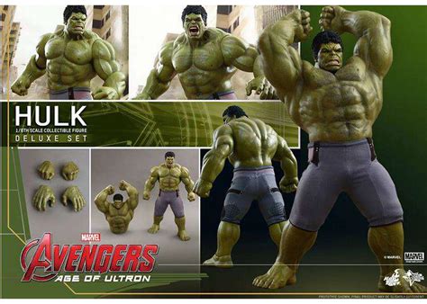 Hot Toys Marvel Avengers Age Of Ultron Hulk Deluxe Set Collectible