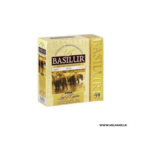 Basilur Uva Tea ? 100 tea bags Price in Sri Lanka - Milhans