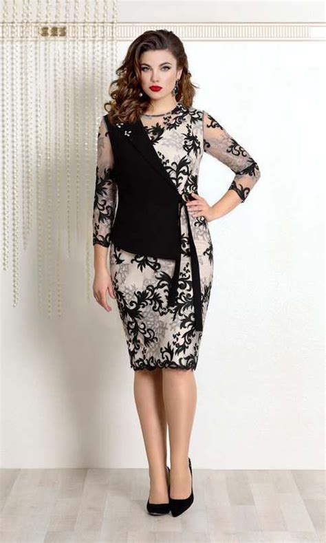 Платья для полных девушек белорусского бренда Vittoria Queen весна-лето ...