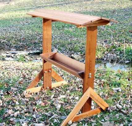 Woodworking Plans Wooden Deer Trough Feeder Plans PDF Plans