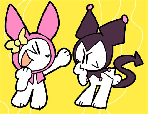 My Melody and Kuromi by Cstuff on DeviantArt