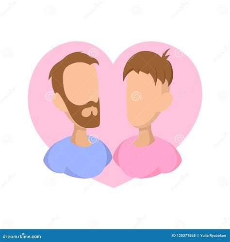 Icono Gay De La Historieta De Los Pares Stock De Ilustraci N Ilustraci N De Muchacho Sexo