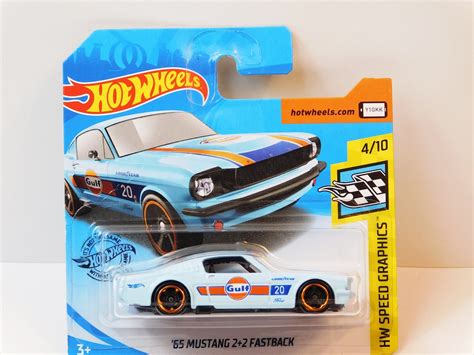 Hot Wheels Ford Mustang Fastback Gulf Rare Miniature Collectible Model Geschenk WORLDWIDE