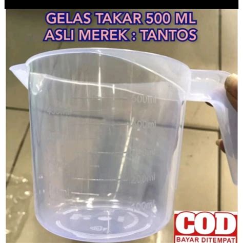 Jual Gelas Ukur Takar Ml Tantos Shopee Indonesia