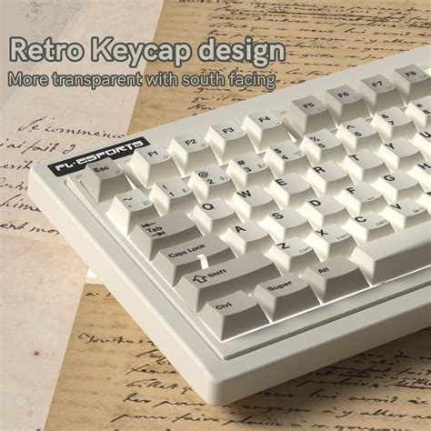 Fl Esports Og Tri Mode Mechanical Keyboard Keys Retro Typing Programmable Hot Swap Keyboard
