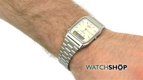 Men's Casio Classic Alarm Chronograph Watch (AQ-230A-7DMQYES) - YouTube