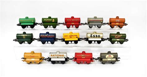 Lot 402 Hornby Fourteen O Gauge Tank Wagons