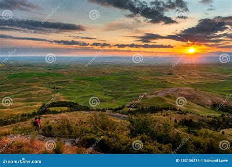 Steptoe Butte State Park, Washington, USA. July 3rd, 2019. Editorial ...