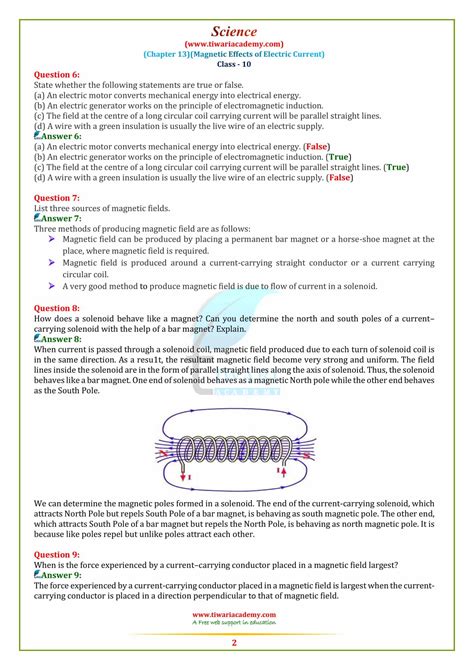 NCERT Solutions for Class 10 Science Chapter 13 for session 2022-23.