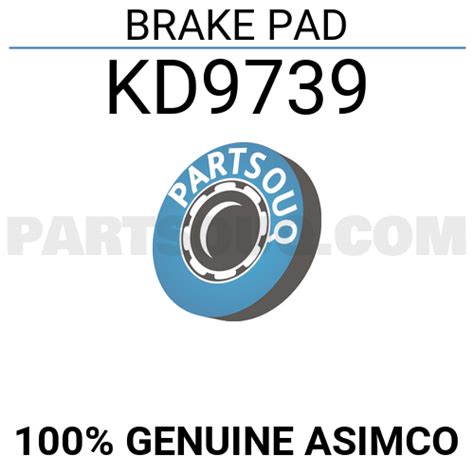 BRAKE PAD KD9739 | ASIMCO Parts | PartSouq