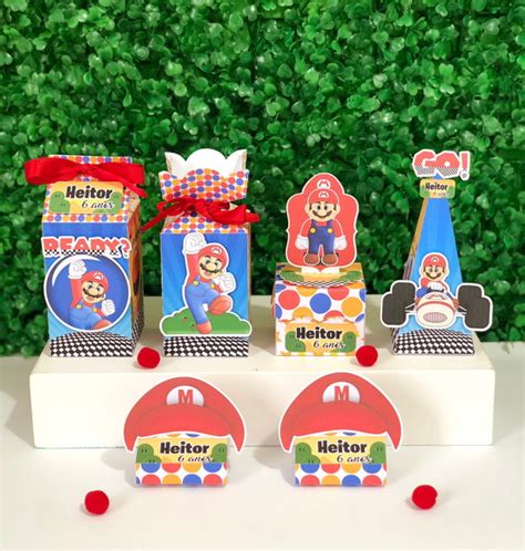 60 Personalizados Super Mario Bros Produtos Elo7