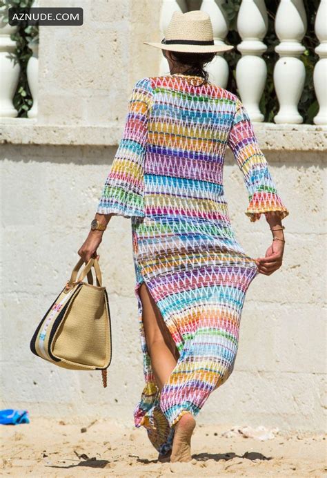 Lauren Silverman Spotted On The Beach In The Blazing Hot West Indian Sunshine On The Island Of