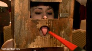 Guests Watch As Nude Chicks Get Caned Zapp XXX Dessert Picture