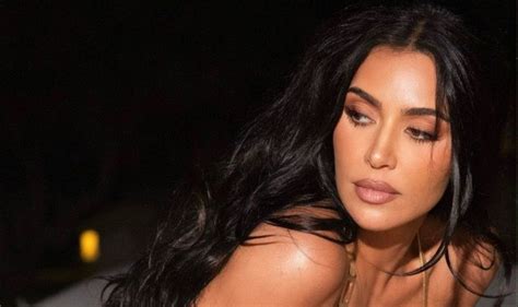 Kim Kardashian Wows In Gold Bikini Before Flashing Bottom During Late Night Dip Celebrity News