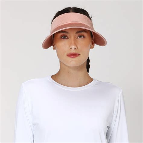 Viseira UV Proteção Solar Grécia Nude Rosa