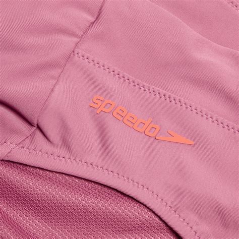 Women S Solid High Waisted Bikini Bottom Pink Speedo Uk