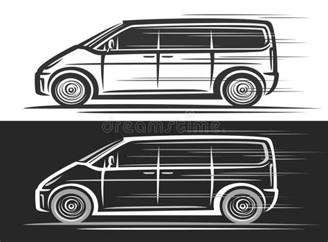 Vector Logo For Minivan Stock Vector Illustration Of Passenger 319936891