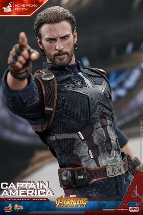 Hot Toys MMS481 Avengers Infinity War Captain America Movie Promo Edition Hot Toys