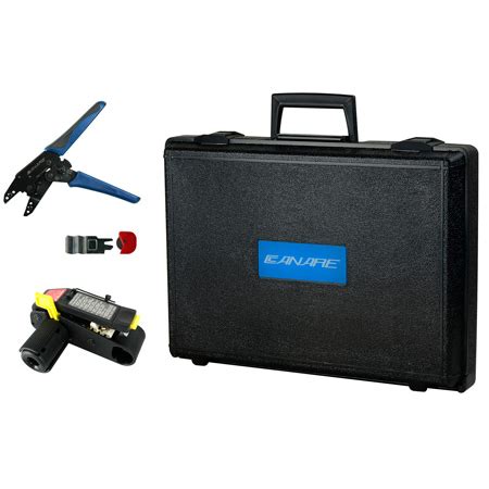 Canare Crimp Kit with TC1 Crimp Tool TS100E Stripper TS-C blade and TB ...
