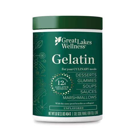 Great Lakes Culinary Beef Gelatin Unflavored 16 Oz Vitacost