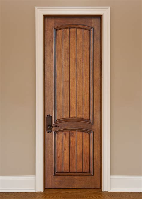 Interior Door Custom - Single - Solid Wood with Custom Finish, Artisan ...