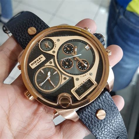 Jual Jam Tangan Pria Merk Diesel Gozilla 4time Anadigi Leather Di Lapak