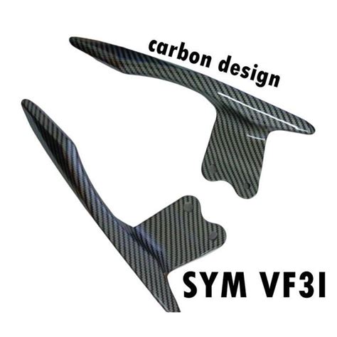 Sym Vf3i Spoiler Carbon Balack Handle Bar Belakang Motor L Bar