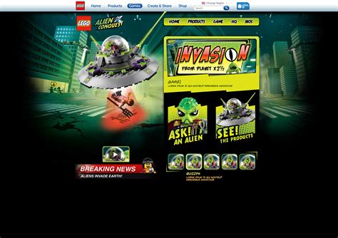 Lego Alien Conquest On Behance