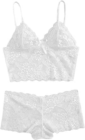 Amazon Koippimel Sexy Lingerie Set Lace Bra And Panty Sets Women S Piece Push Up Boudoir