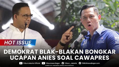 AHY GIGIT JARI Kena PHP Jadi Cawapres Demokrat Blak Blakan Soal Surat