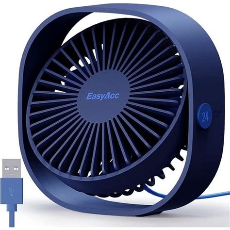 EasyAcc Ventilateur USB Mini Ventilateur De Table Silencieux Portable